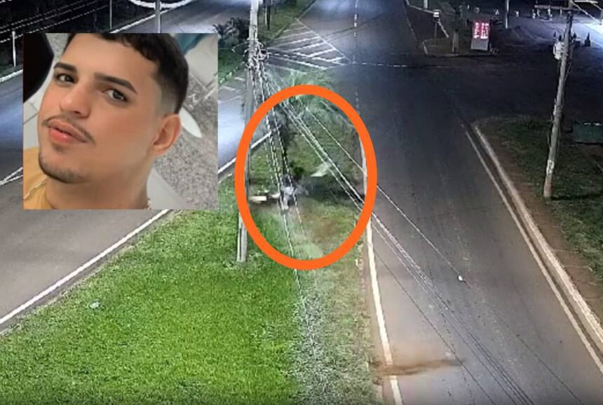 Filho de vereador morre após colidir com árvore em Barra do Garças [Vídeo]