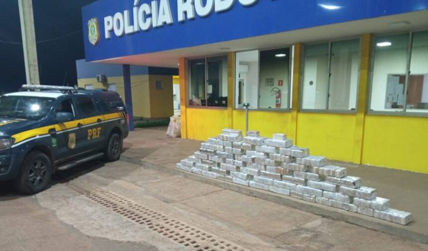 Motorista é preso transportando 550 quilos de cocaína em Campo Verde