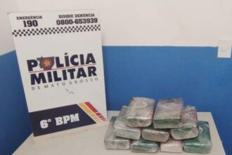 Polícia Militar prende mulher por tráfico de drogas em Cáceres