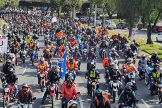 Trabalhadores de aplicativos protestaram contra a proposta do governo