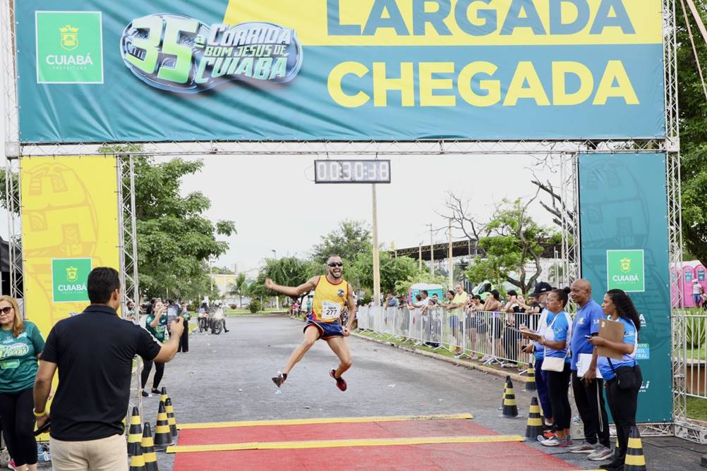 Tradição marcou a 35ª Edição da Corrida Pedestre Bom Jesus de Cuiabá