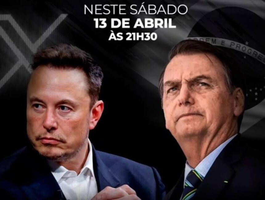 Bolsonaro entrevista Elon Musk em Transmissão ao Vivo neste sábado 13