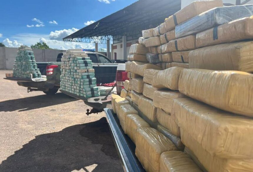 Gefron apreende 420 kgs de entorpecentes na fronteira com a Bolívia