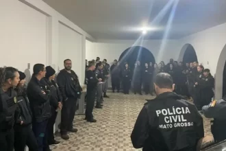 Mega Operação reúne 400 policiais e cumpre 64 mandados em 10 cidades de MT