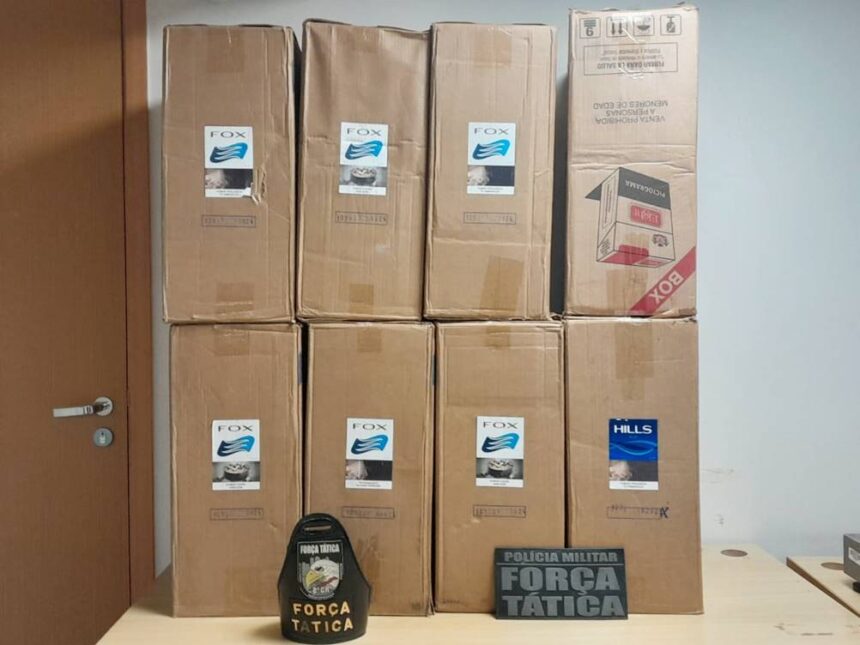 Polícia apreende 400 maços de cigarros e recupera carga roubada em Várzea Grande