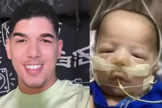 Faleceu Arthur, filho de onze meses do cantor sertanejo Zé Vaqueiro