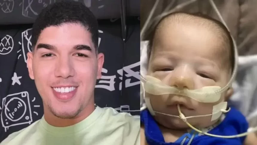 Faleceu Arthur, filho de onze meses do cantor sertanejo Zé Vaqueiro