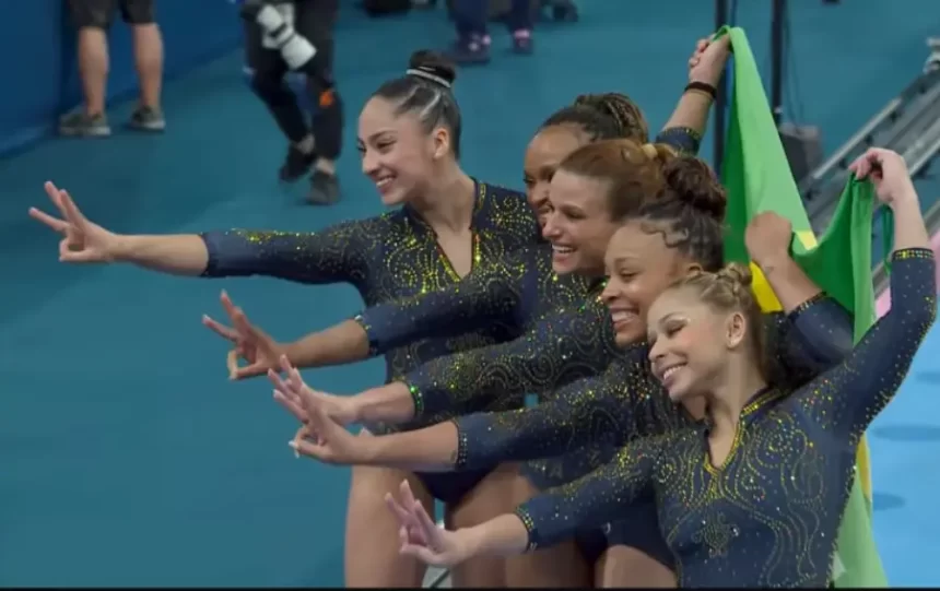 Ginástica feminina do Brasil conquista medalha histórica em Paris