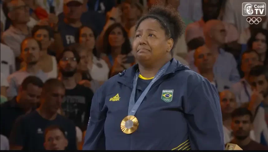 Beatriz Souza vence judoca israelense e conquista medalha de ouro em Paris