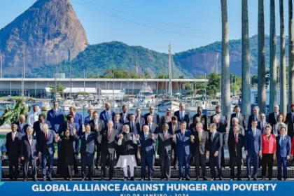 Líderes do G20 se reúnem no Rio para foto oficial