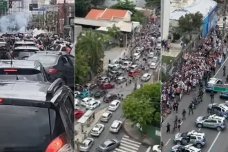 Torcidas de Santa Cruz e Sport entram em confronto nas ruas de Recife