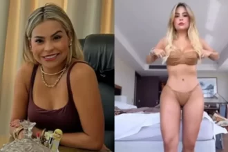 Patrícia Alencar, prefeita de Marituba (Pará), viraliza em vídeo de biquíni