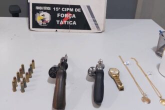 PM prende dois suspeitos de roubar joalheria em Cuiabá