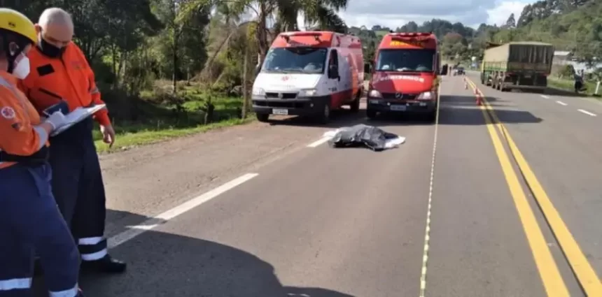 Pedestre morre atropelado na rodovia que leva para a Chapada dos Guimarães
