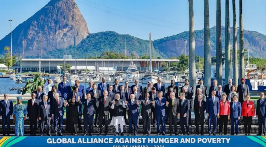 Líderes do G20 se reúnem no Rio para foto oficial