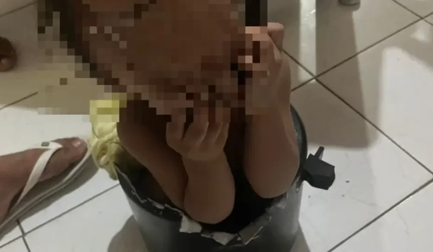 Criança de 1 ano fica presa em panela de pressão no Ceará