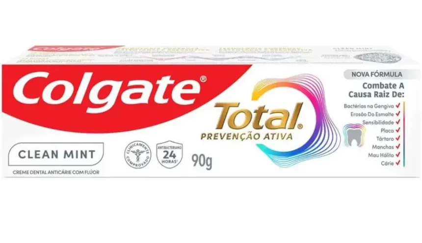 Anvisa interdita creme dental Colgate Total Prevenção Ativa Clean Mint
