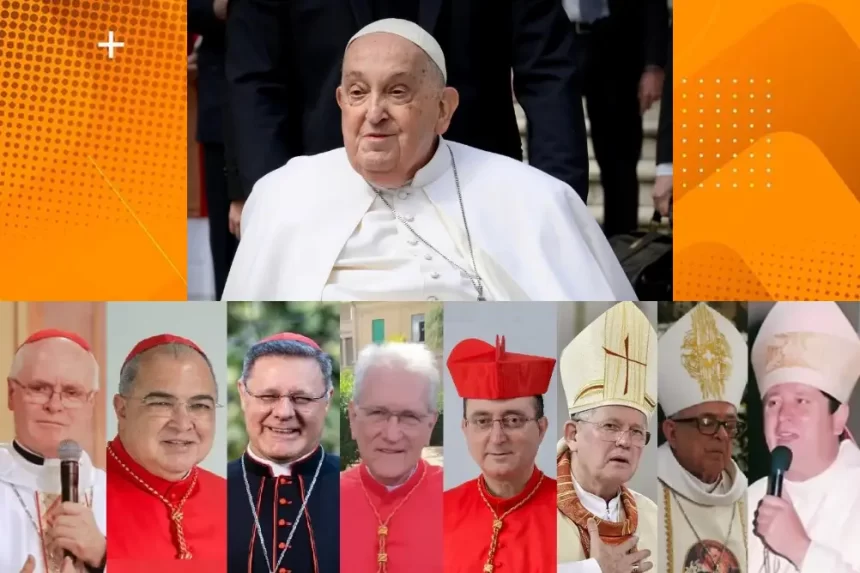 Conheçca os 8 Cardeais brasileiros participam do conclave e podem substituir o Papa Francisco