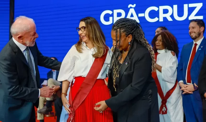 Grã-Cruz da Ordem do Mérito - Janja recebe maior honraria da cultura brasileira