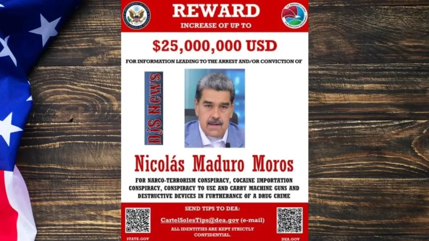 EUA oferecem recompensa de US$ 25 milhões por informações que levem à prisão de Nicolás Maduro