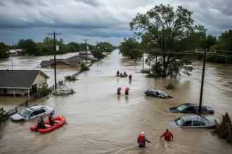 Enchentes no Texas deixam mais de 100 mortos e milhares de desabrigados