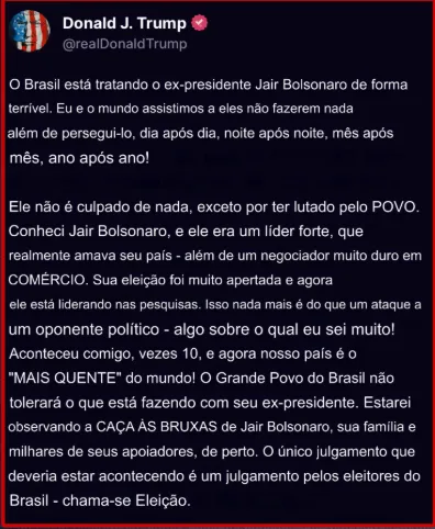 Post de Donald Trump