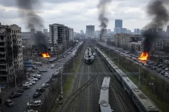 Rússia lança maior ataque aéreo contra a Ucrânia desde o início da guerra