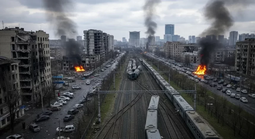 Rússia lança maior ataque aéreo contra a Ucrânia desde o início da guerra