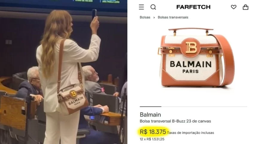 Erika Hilton aparece na Câmara com bolsa de R$ 18 mil e é alvo de críticas nas redes sociais
