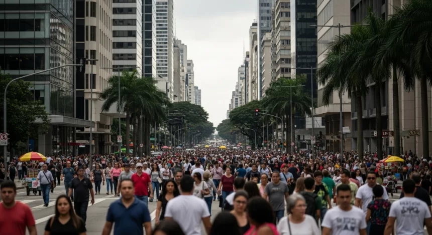 População brasileira chegou a 213,4 milhões em julho de 2025, aponta IBGE
