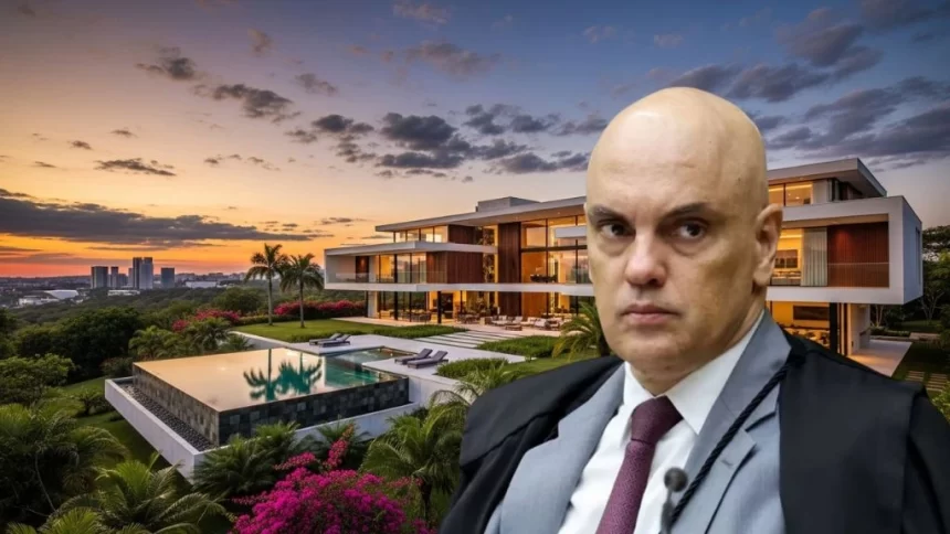Família de Moraes compra à vista uma mansão por R$ 12 milhões em Brasília