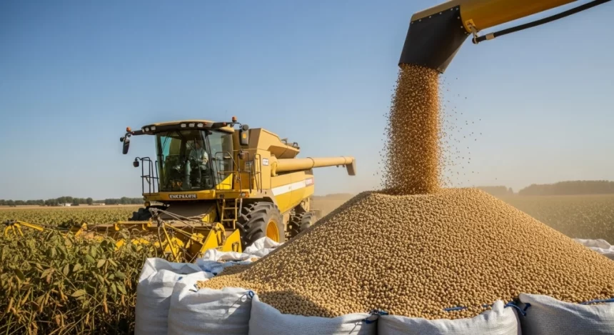 Brasil dobra exportação de soja para a China e ultrapassa EUA