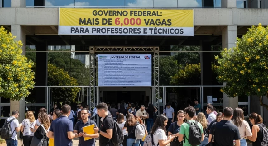 Governo anuncia mais de 6 mil vagas para professores e técnicos em universidades federais