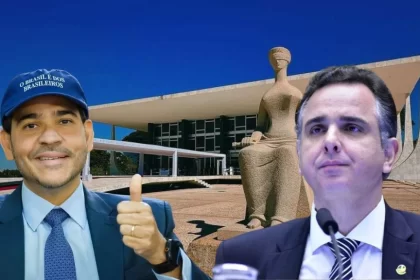Jorge Messias e Rodrigo Pacheco disputam a simpatia do Presidente Lula. Imagem: OpiniãoMT.