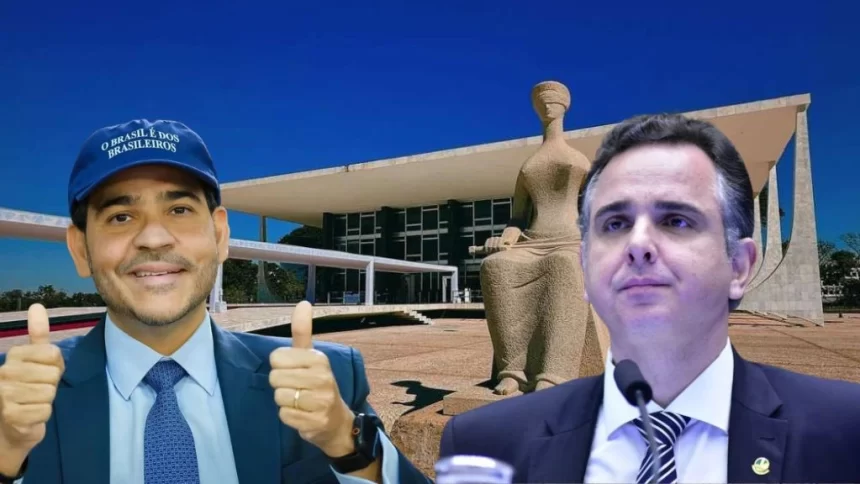 Jorge Messias e Rodrigo Pacheco disputam a simpatia do Presidente Lula. Imagem: OpiniãoMT.