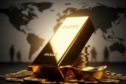 Preço do ouro atinge recorde histórico e supera US$ 4.300 a onça