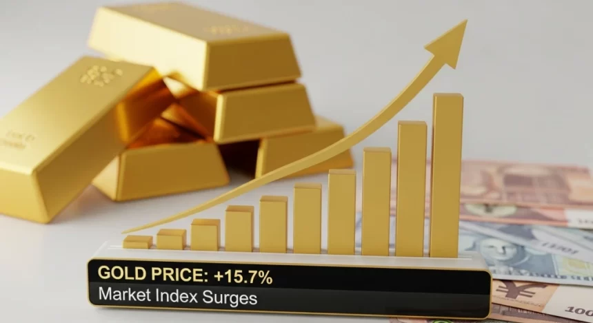 Preço do ouro dispara em 2025 e alcança o maior valor em mais de quatro décadas