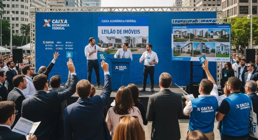 Caixa leiloa imóveis com até 65% de desconto em todo o Brasil