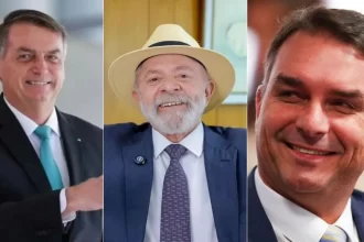 Bolsonaro é rejeitado por 45%; Lula 44% e Flávio 38%, aponta Datafolha