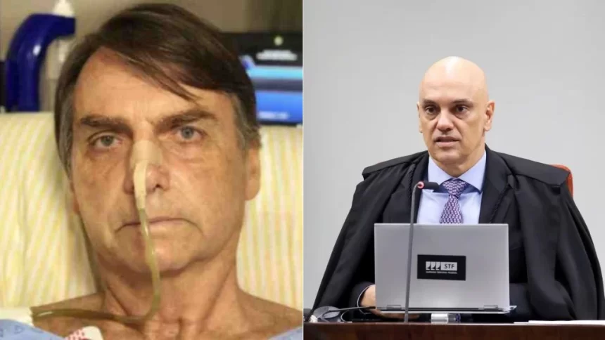 Moraes nega prisão domiciliar mas autoriza Bolsonaro a fazer cirurgia