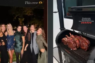 Namorada de Vorcaro (Banco Master) curte churrasco com filha de Trump