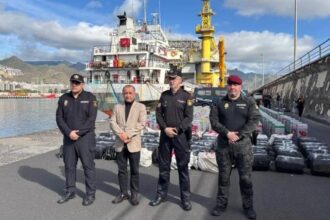Polícia espanhola apreende 10 toneladas de cocaína em navio que partiu do Brasil