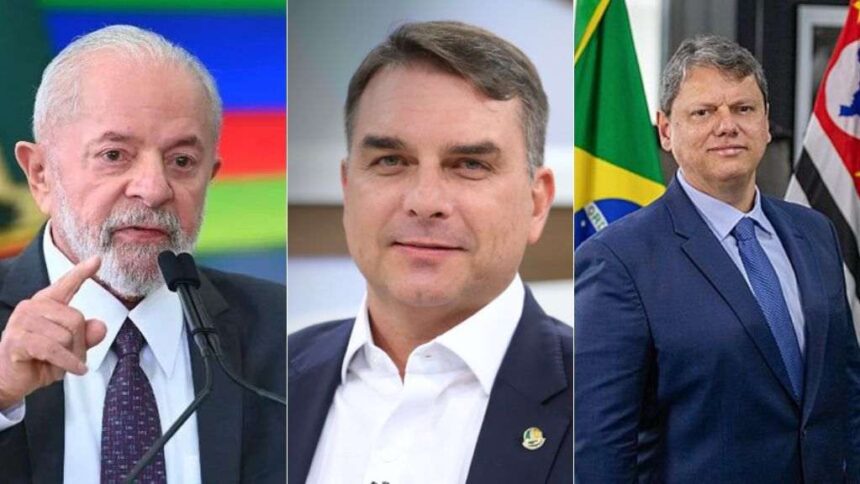 Paraná Pesquisas: Lula perde para Flávio e Tarcísio no 2º turno em SP