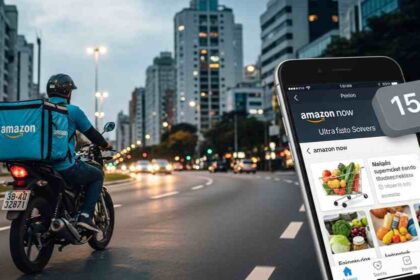 Amazon Now chega ao Brasil com entregas de alimentos frescos em até 15 minutos