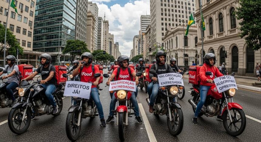 Entregadores e empresas criticam projeto do governo para regular apps