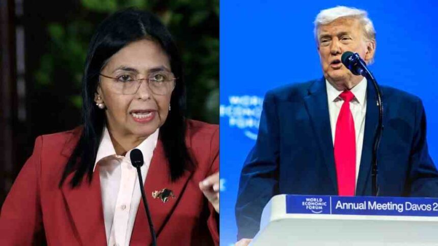 Trump declara apoio ao novo governo venezuelano liderado pela vice de Maduro