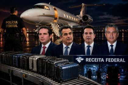 PF investiga contrabando em voo que estava Hugo Motta e Ciro Nogueira