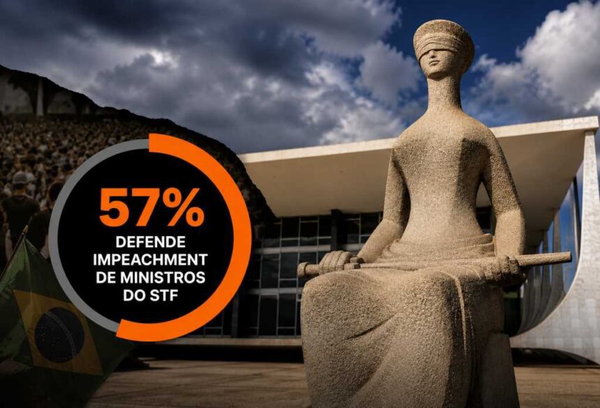 57% defende impeachment de ministros do STF, diz pesquisa Apex/Futura