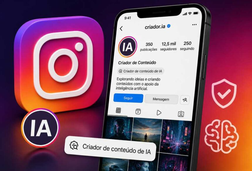 Agora Instagram identifica contas que produzem conteúdo com IA