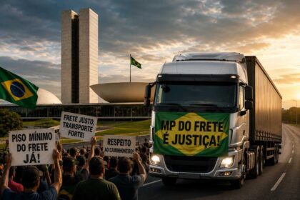 Caminhoneiros rumam até Brasília para cobrar avanço da MP do Frete